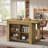 63" Kitchen Island With Storage