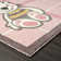 Tapis rose pour enfants Roffe