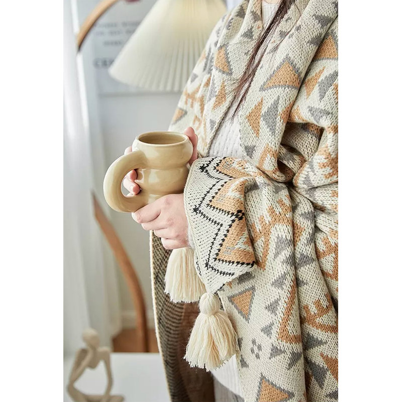 Knitted Throw Blanket