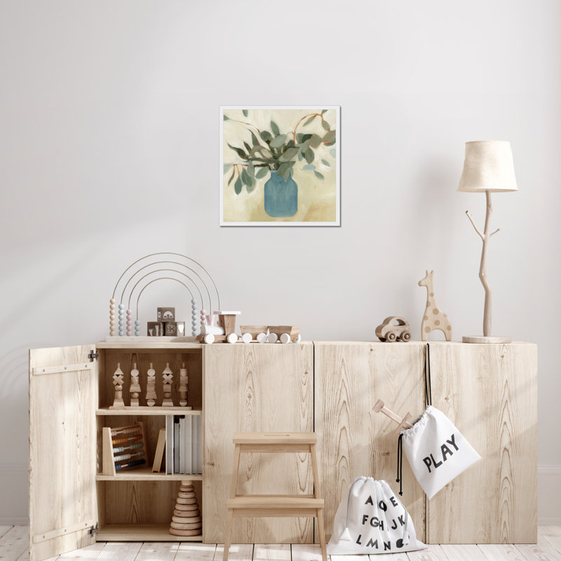 Arrangement II by Emma Scarvey - Painting, White Framed Paper Print, 55cm H x 55cm W