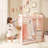 Kegler Kids Wooden Deluxe Open Armoire with Mirror