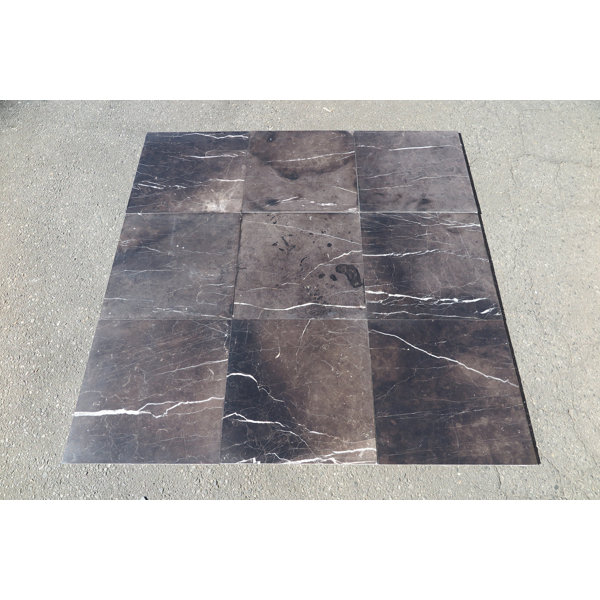 New Saint Laurent 18'' x 18'' Marble Stone Look Wall & Floor Tile