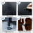 4 Drawer Dresser for Bedroom, Narrow Chest of Drawers, Wooden Top and Study Iron Frame 18"x37.5"-(WxH)
