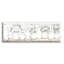 «White Simplicity» par Cindy Jacobs, art mural en verre acrylique-1867283005