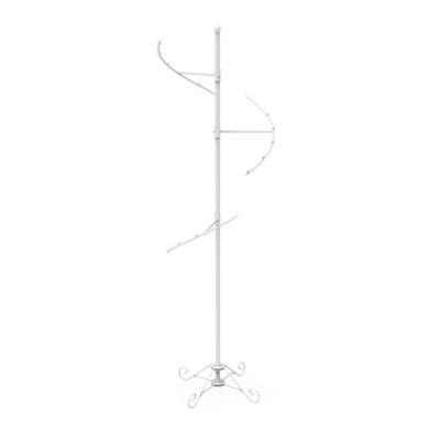 76"High Spiral Clothing Rack For Stores Home Closet Laundry Ironing Steaming Room With 19 Ball Stops