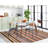 Estepp Hand Woven Cotton Striped Rug-21204926