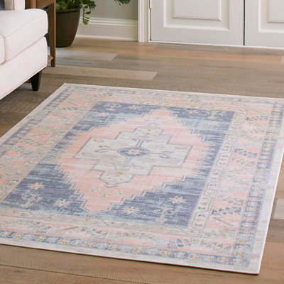 Tapis oriental bleu Shauntrelle