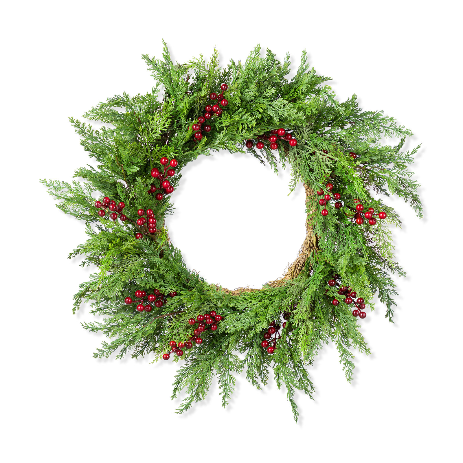 The Holiday Aisle® Lexianna 24" Cedar Wreath