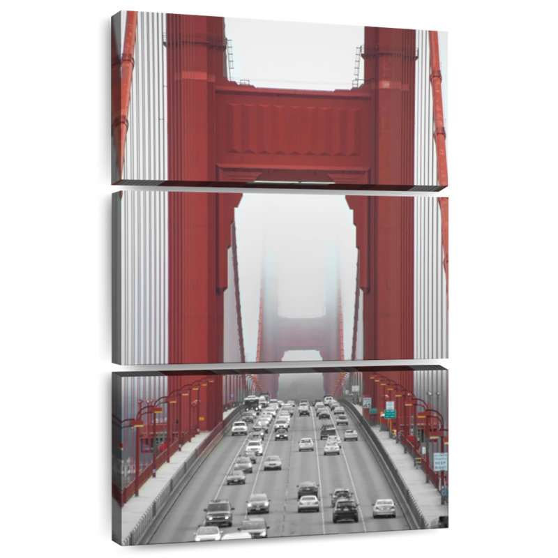 Lilie Misty Golden Gate Bridge, H 45 po x l 28 po