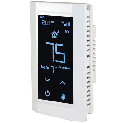 King Electric Smart Programmable Thermostat White