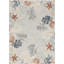  Tapis côtier, nautique et de plage sarcelle multicolore 5 pi 3 po x 7 pi 3 po Suncoast-382610416-380811309