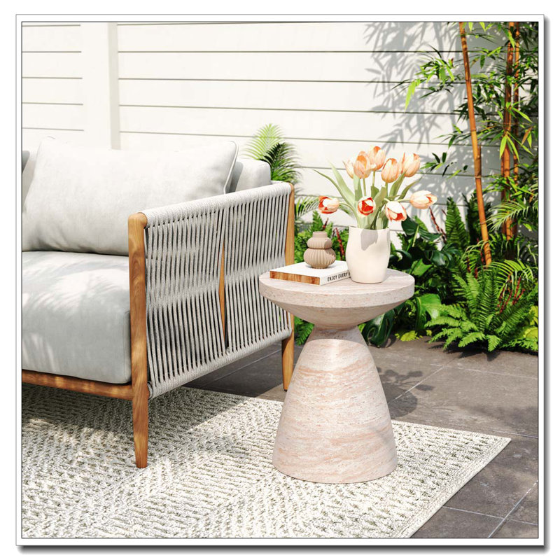Tablette d'extérieur pour terrasse en béton