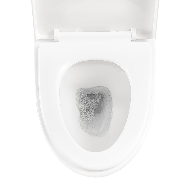 1.28 GPF Elongated One-Piece Toilet (Seat Included), Left