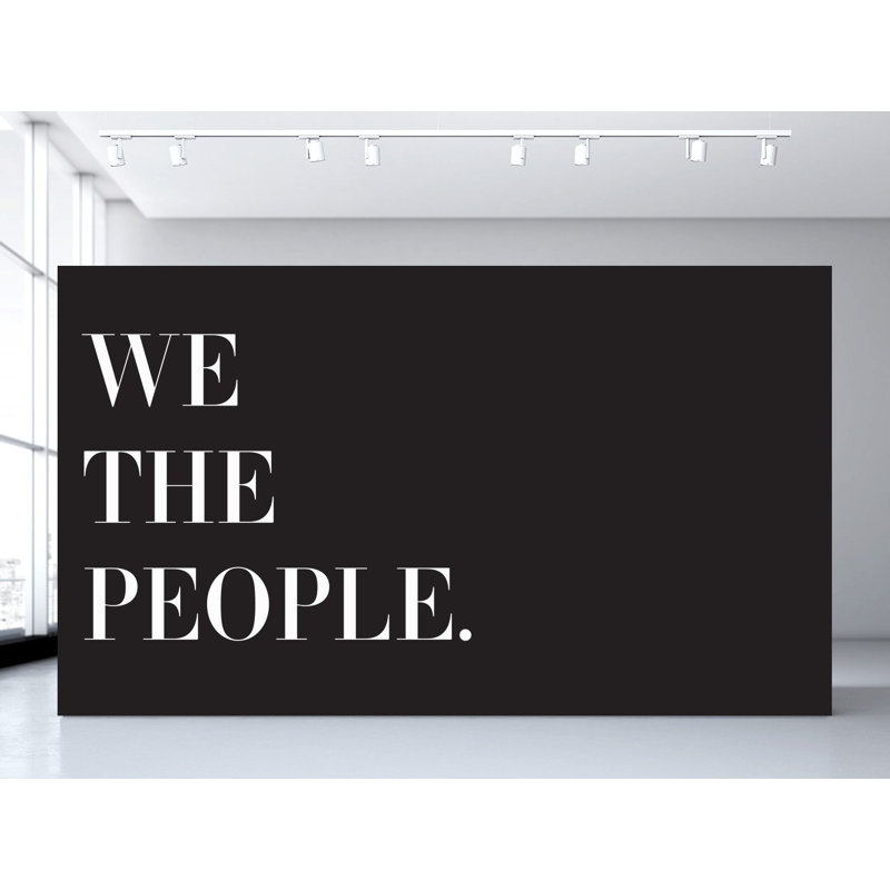 We The People Wallpaper by Jamie Graney, 120" W x 180" L