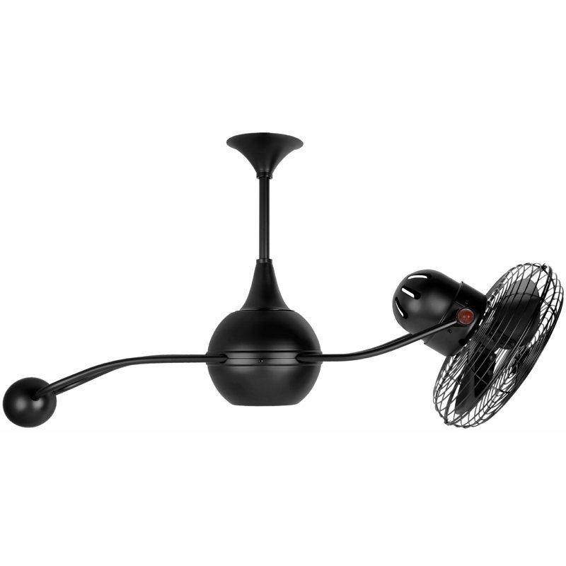 40" Brisa 2000 3 Blade Ceiling Fan, Black