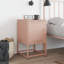 Anzel 36cm W Steel Bedside Table-888317814