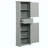 Tall Bathroom Storage Cabinet, Freestanding Storage Cabinet With Drawer And Adjustable Shelf, MDF Board With Painted Finish-1562370186