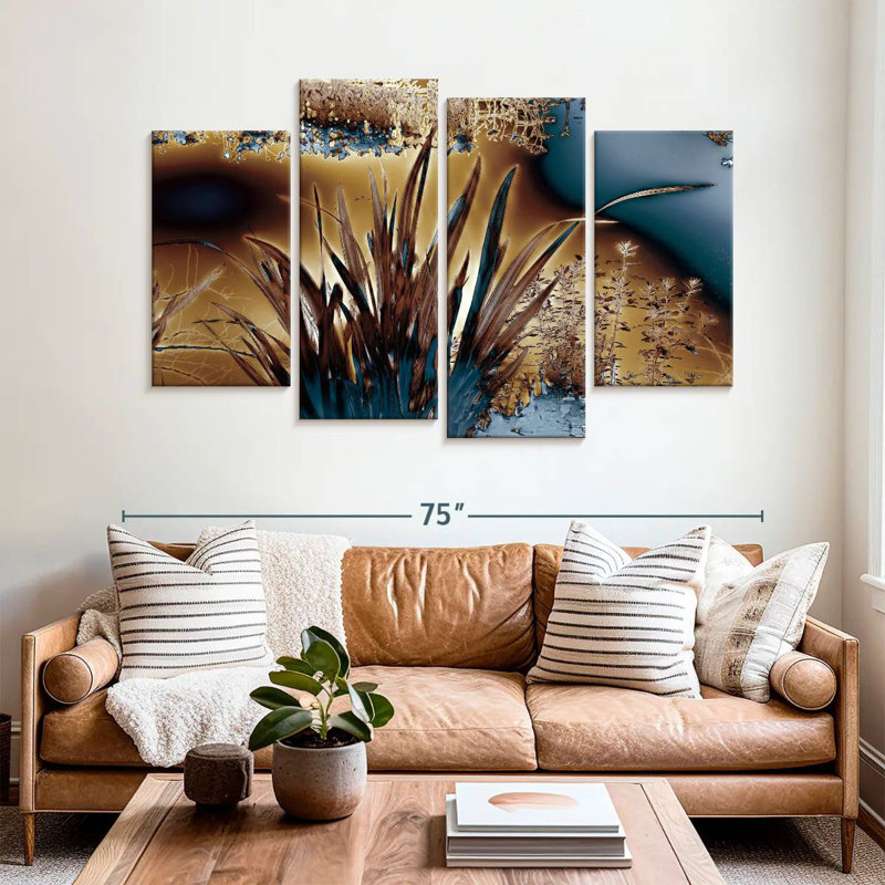 Harnek Golden Faith II, 42" H x 68" W