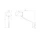 Pitch Single Light Dimmable Plug-in Swing Arm Sconce