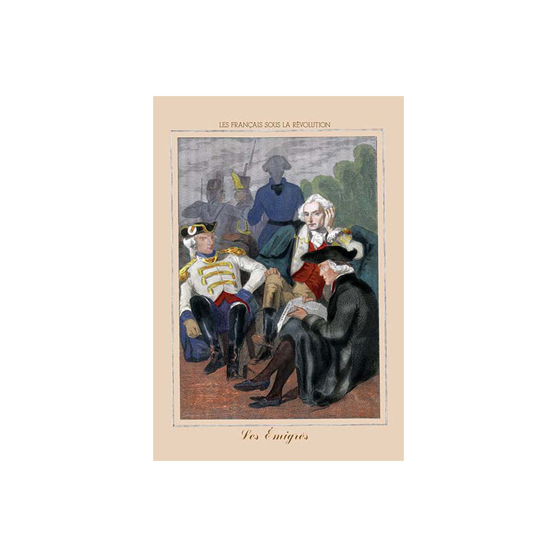 « les emigres », reproduction d’art