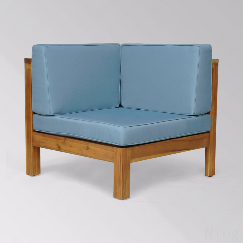 Corner Chair, Blue, Blue
