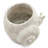 9.5X8.3X6" Decorative Sand And Cement Snail Planter With Textured Beige Finish