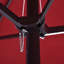 Parasol de patio double 15 pi 15 pi, résistance, facile à utiliser - rouge vin pour cour, terrasse, parasol de piscine très grand, double, cour à auvent