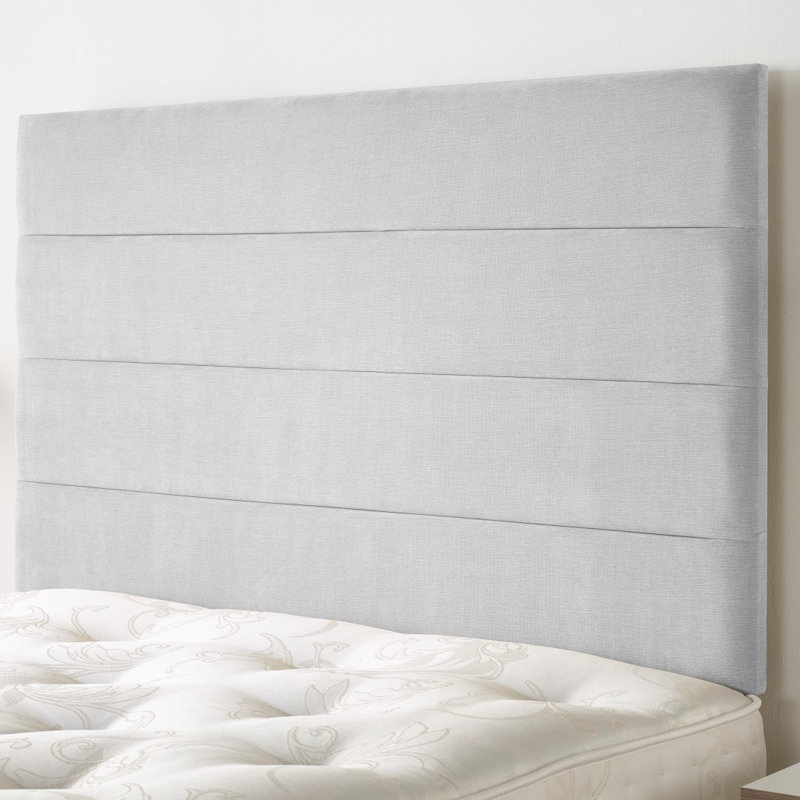 Accokeek Upholstered Headboard, Small Double (4'), Silver