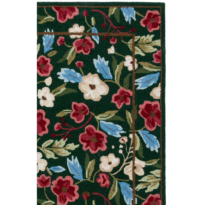 Jardin 472 Hand Tufted Performance Floral Rug, Rectangle 8' x 10'