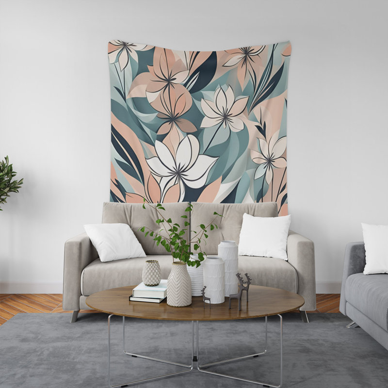 Tapisserie murale, H 88 po x l 104 po x P 1,2 po