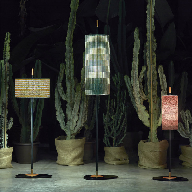 Lagoon Outdoor Floor Lamp	, 63.9" H x 14.9" W x 11" D, Noumea Goyave