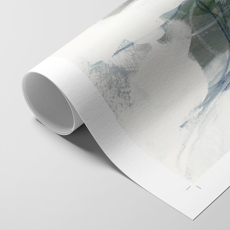 Ice Cavern I - Impression sur toile seulement - NON-CADRE, H 60 po x l 40 po