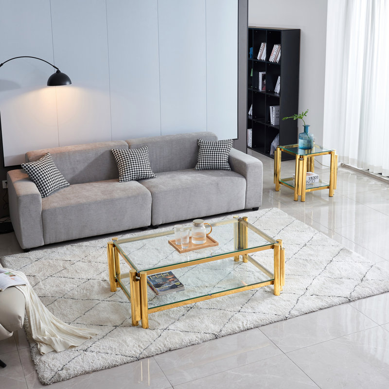 Ensemble de tables basses 2 pièces Modern Modern