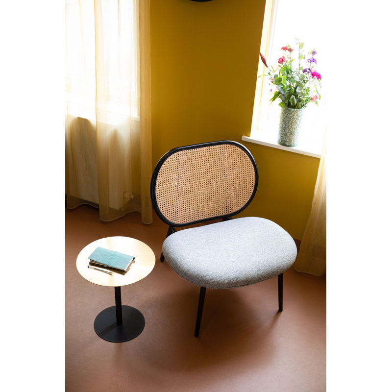 Spike Lounge Chair, Gray Polyester