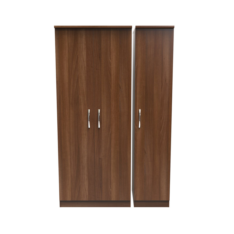 Dekyn Manufactured Wood Wardrobe, Noche Walnut