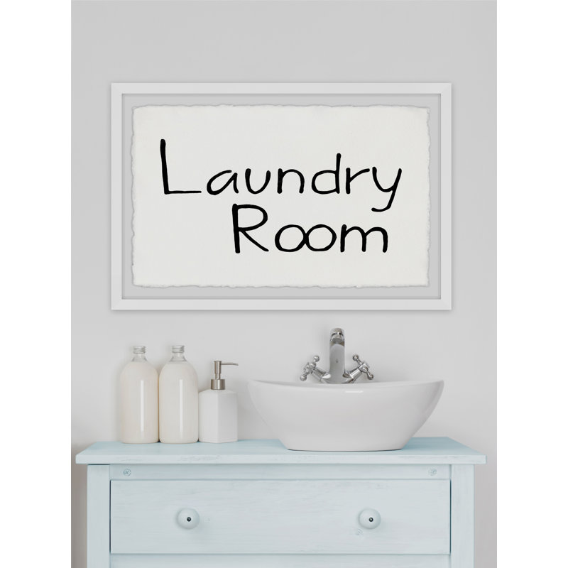 «Laundry Room II», reproduction encadrée, H 8 po x l 12 po