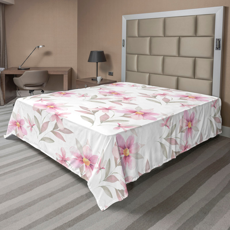 Drap plat Ambesonne, Drap plat pour très grand lit californien