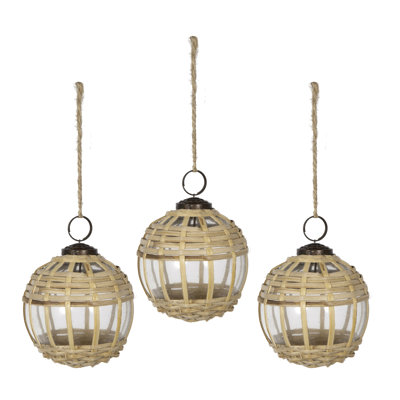 Ornement suspendu de Noël en forme de boule décorative D3.3 "