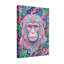 Animaux singe coloré avec des tourbillons et des feuilles vibrantes-1016914108