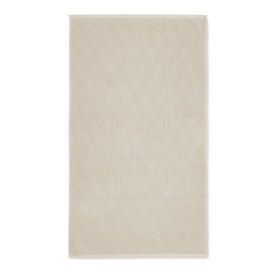Diamond Geo Sculpted Cotton Towels