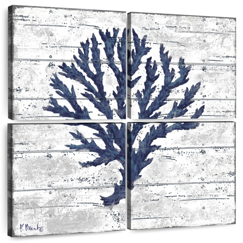 Brampt Cape Coral White II, 18" H x 18" W