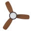 Flusso 52in 3-Blades Indoor/Outdoor Ceiling Fan with Remote Control and Light-1010383455
