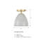 Plafonnier semi-encastré Joce-1880962648