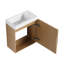 Meuble-lavabo mural 18,5 po avec lavabo en résine Madsen-122359561