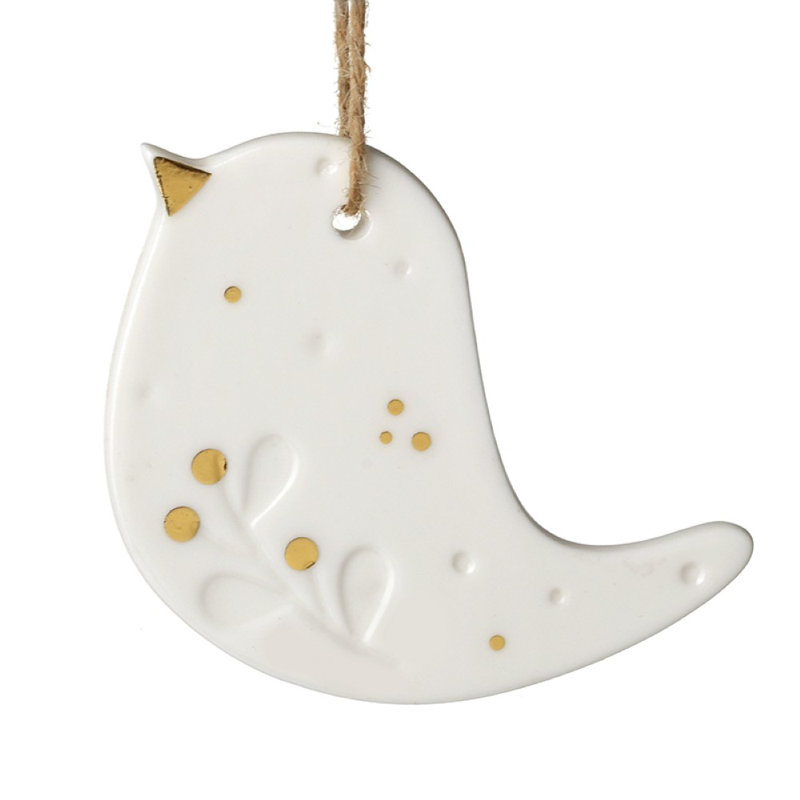 Hanging White Bird