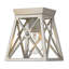 Plafonnier encastré géométrique 6 po 1 lumières Tomaso-487101941-487101940
