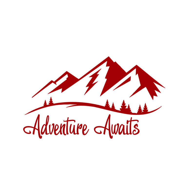 Adhésif décoratif aventure, Mauve rouge