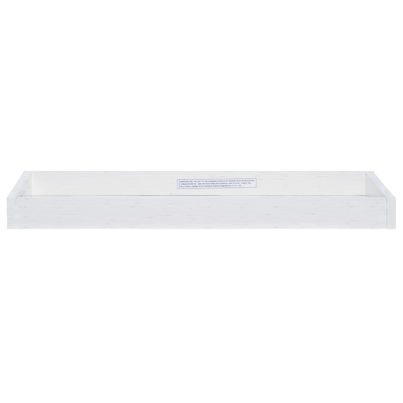 Evolur Changing Table Topper, Weathered White