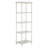Stylish Kawamoto 4-Shelf Etagere Bookcase – Traditional Spindle Pine Design Storage for Home, Office-1968422627