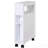 Homcom 6.25" X 20.5" X 28.25" Wood Rolling Narrow Bathroom Side Storage Cabinet - White-47008089